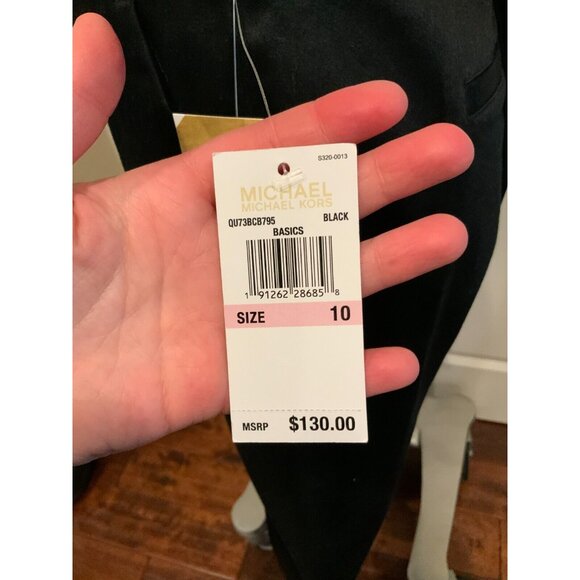 Michael Kors Black Tapered Leg Dress Pants, Size 10 (US) - Picture 5 of 9